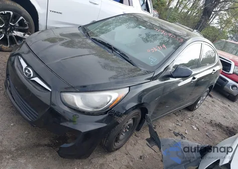 2013 Hyundai Accent Gls z USA, uszkodzony, nr VIN KMHCT4AEXDU433714